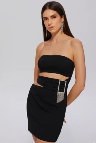 Vestido Mini Taylor Preto NXT LEVEL