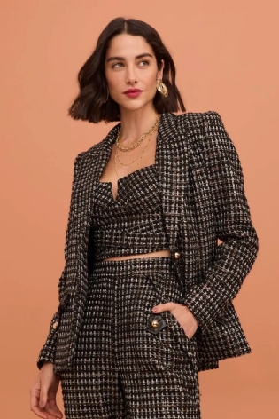 BLAIZER TWEED SHIMMER SKAZI