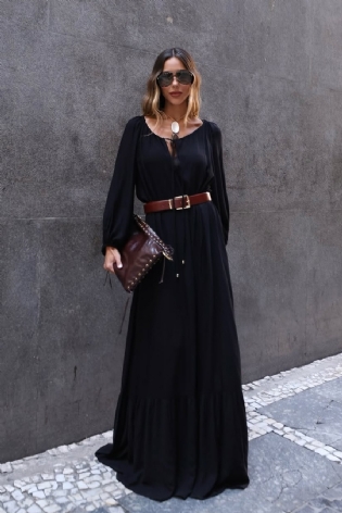 VESTIDO LONGO HARYANA 