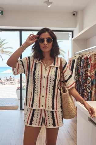 CONJUNTO CAMISA E SHORT CASUALLI