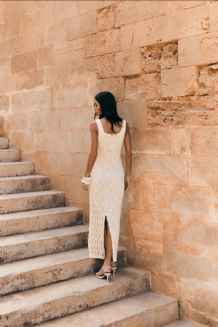 VESTIDO TUBO TELA SKUNK