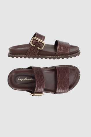 SANDÁLIA PAPETE CROCO LUIZA BARCELOS