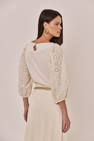 BLUSA NATALIE LINDA DE MORRER