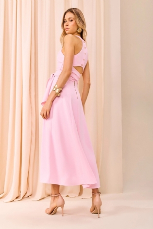 VESTIDO MIDI CRUZADO SKAZI