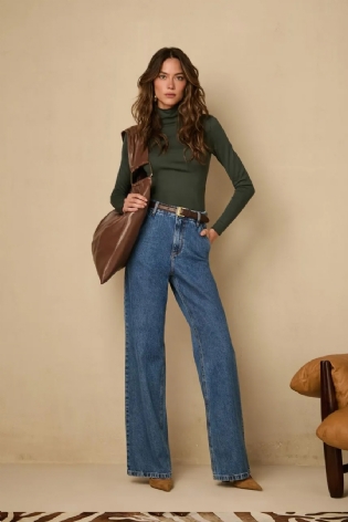 CALÇA RUBELITA JEANS IORANE